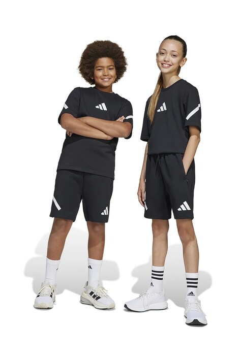 Παιδικό σορτς adidas χρώμα: μαύρο, JD0010