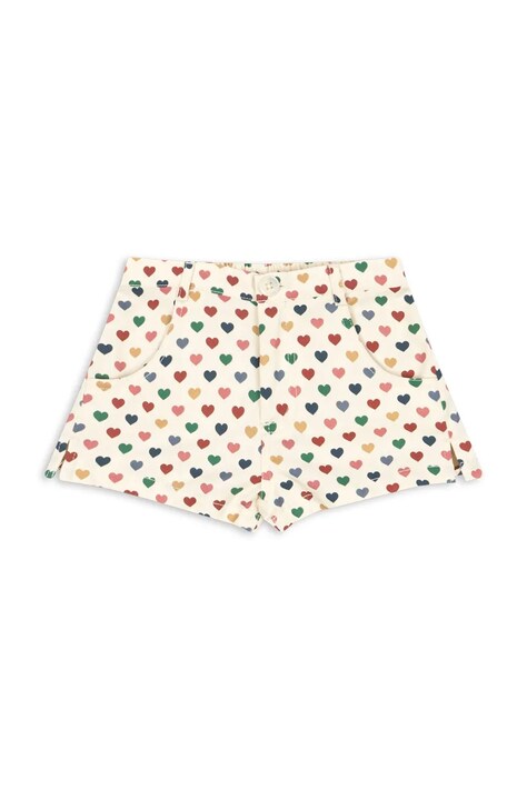 Къс панталон Konges Sløjd FRANKIE MINI SHORTS GOTS в бежово  KS103183