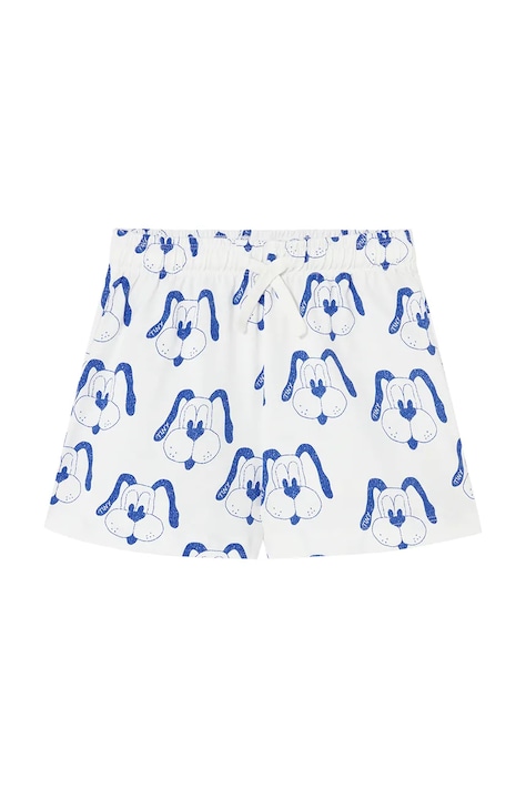 Παιδικό βαμβακερό σορτς Tinycottons DOGS SHORT χρώμα: μπεζ, SS25-461