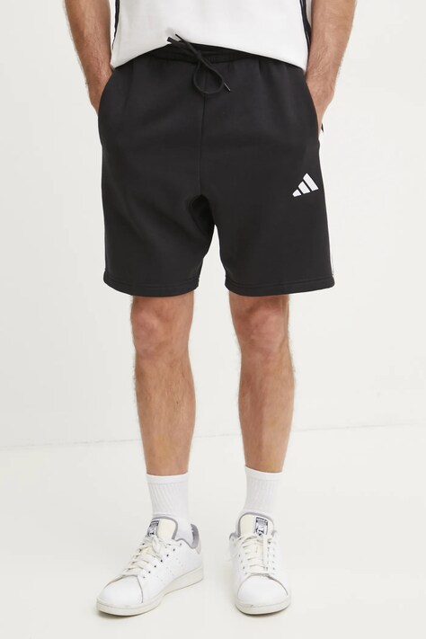adidas pantaloni scurti Essentials barbati, culoarea negru, JD1855