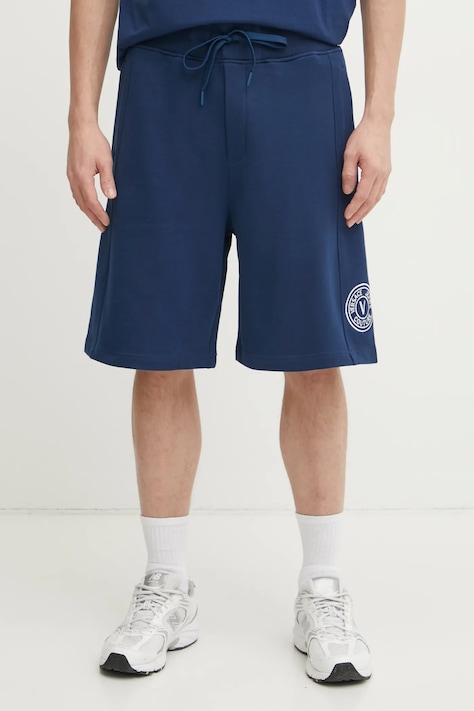 Хлопковые шорты Versace Jeans Couture мужские цвет синий 78GADT00 CF01T