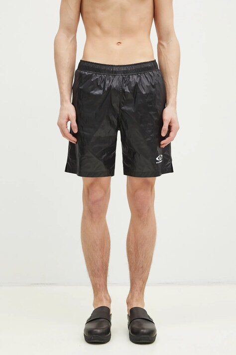 VETEMENTS pantaloncini da bagno Oval Logo colore nero MA66SW100B