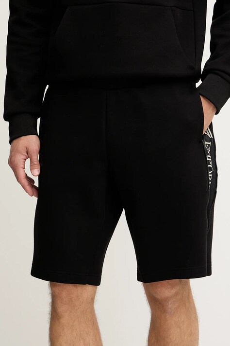 EA7 Emporio Armani pantaloni scurți culoarea negru, AF13538.7M000143