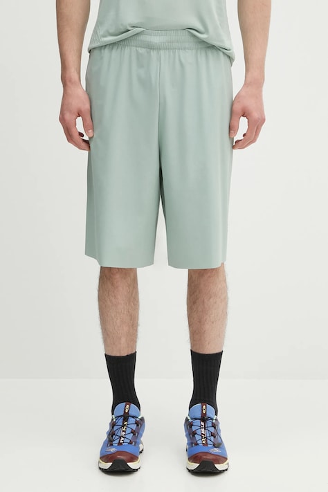 Къс панталон MM6 Maison Margiela x Salomon мъжки в зелено SH0MU0017.M35417