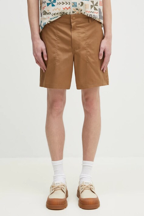 Columbia szorty outdoorowe Landroamer kolor pomarańczowy 2120621