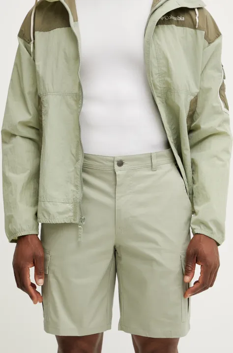 Columbia pantaloni scurți outdoor Rapid Rivers culoarea verde, 2120661