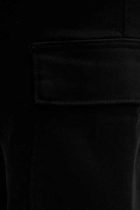 Шорти Pepe Jeans GYMDIGO FIVE POCKETS CARGO SHORT — SS25-SZM07O, чорний — фото 4