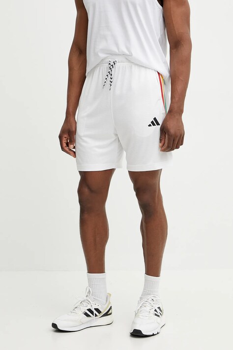 Šortky adidas Tiro pánske, biela farba, JC8056