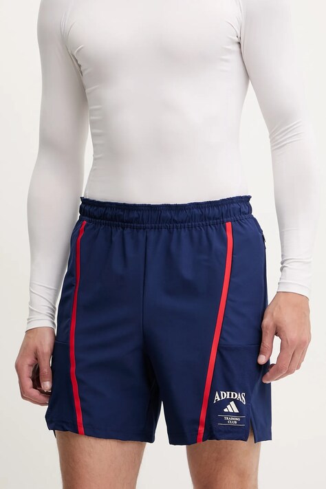 Σορτς προπόνησης adidas Performance Designed for Training χρώμα: ναυτικό μπλε, JE8234