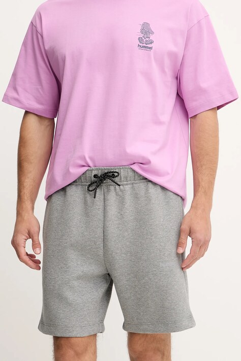 Hummel pantaloni scurți culoarea gri, 227642