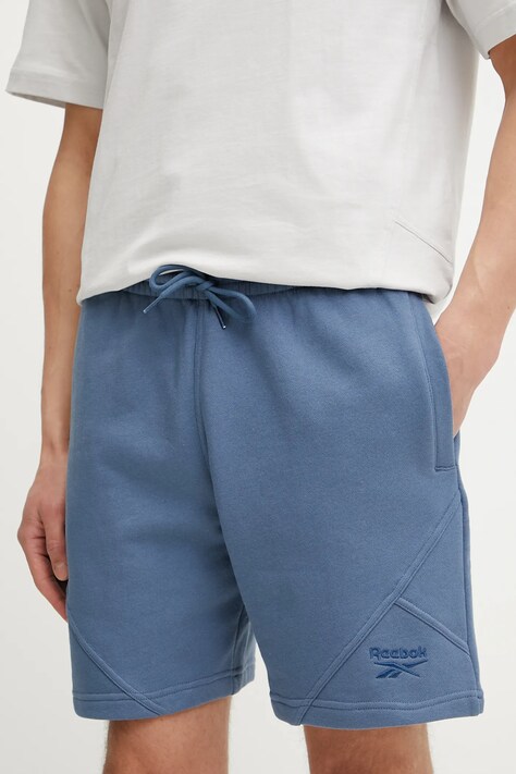 Reebok Classic szorty bawełniane męskie kolor niebieski 100214086