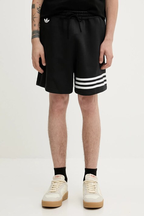 Къс панталон adidas Originals Neuclassics в черно JC9941