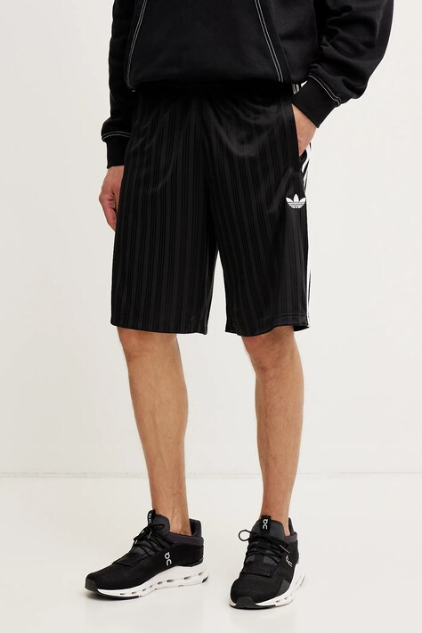 adidas Originals pantaloni scurti Poly Short bărbați, culoarea negru, JC6245