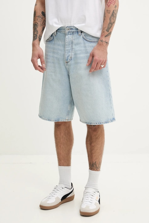 Τζιν σορτς Hugo Blue χρώμα: μπλε, 50534666