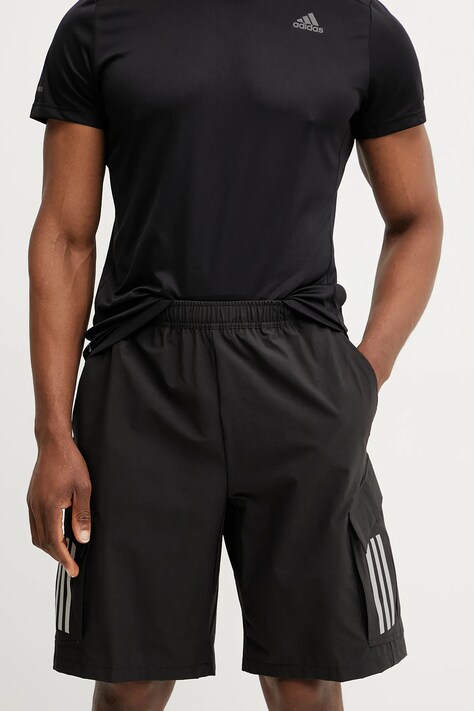adidas pantaloni scurți x Mercedes bărbați, culoarea negru, JX8279