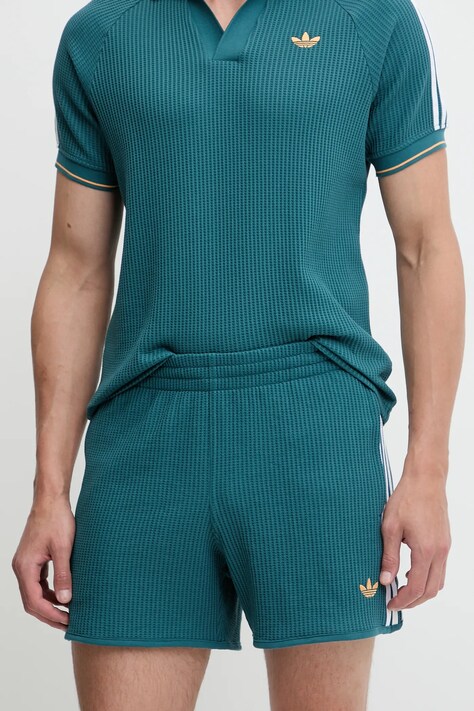adidas Originals pantaloni scurți Sprinter Shorts culoarea turcoaz, KC0693