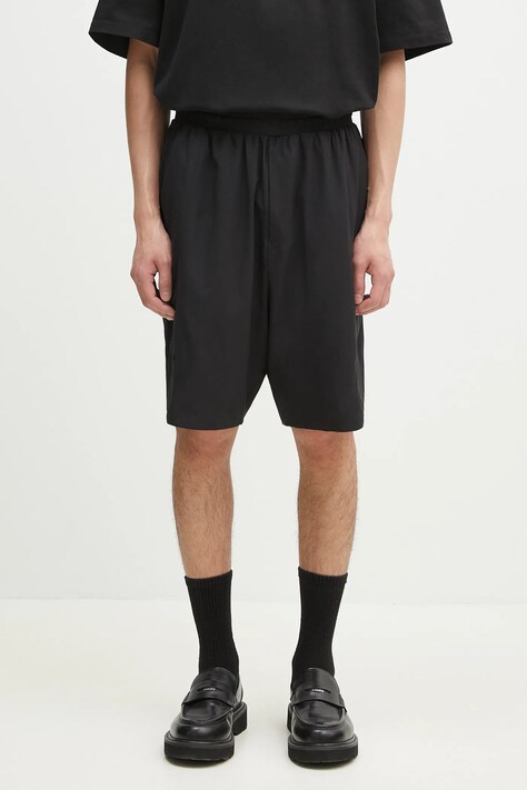 Šortky Y-3 Ultralight Woven Shorts pánske, čierna farba, JD1458