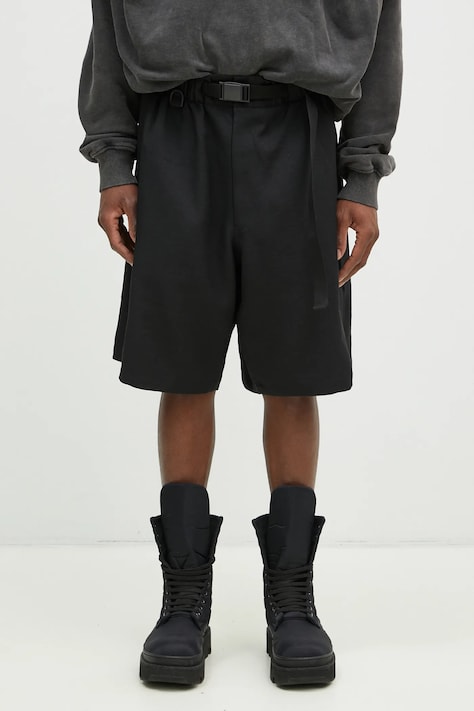 Y-3 shorts Sport Uniform 3-Stripe Shorts men's black color JN7038