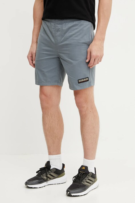 Bombažne kratke hlače Napapijri N-Boyd moške, NP0A4HOUG1Y1