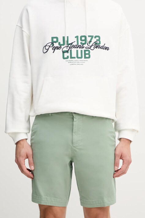 BOSS pantaloni scurți bărbați, culoarea verde, 50540743
