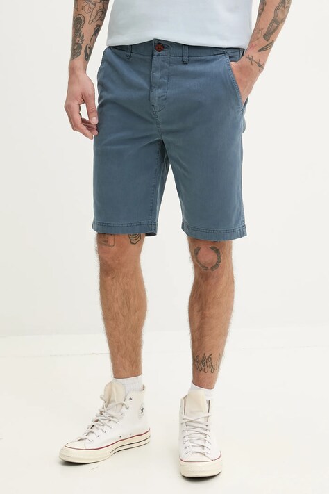 Superdry szorty męskie kolor niebieski M7110397A-BYO