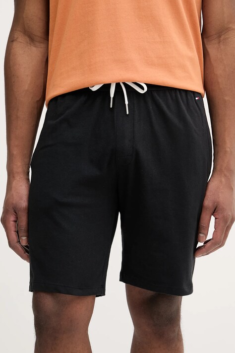 Tommy Hilfiger pantaloni scurți bărbați, culoarea negru, UM0UM03364