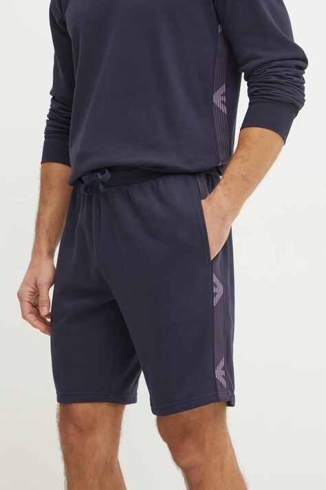 Šortky Emporio Armani Underwear tmavomodrá barva, EM000495 AF10781