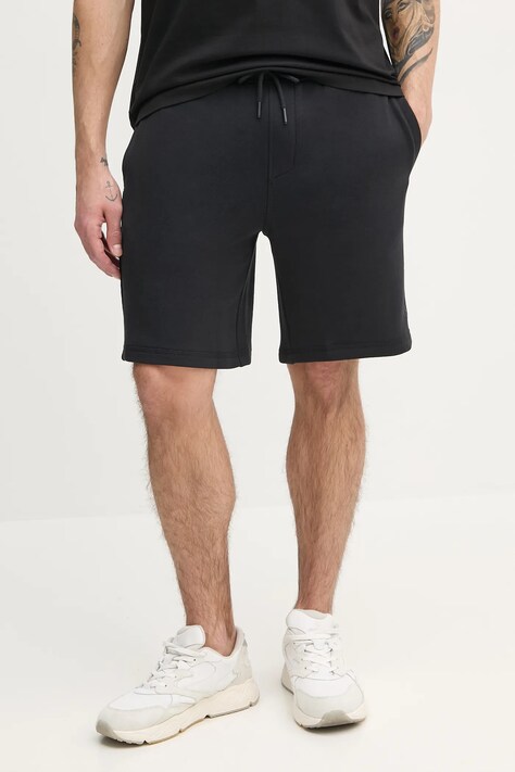 Bavlněné šortky Calvin Klein Jeans černá barva, J30J327531