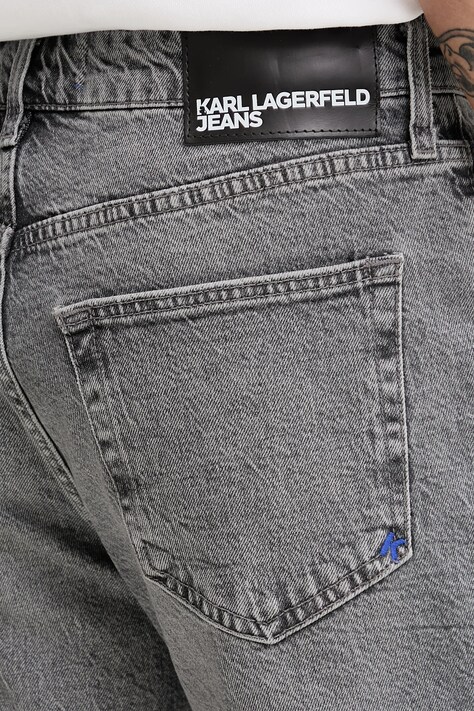 Джинсові шорти Karl Lagerfeld Jeans — SS25-SZM0JT, сірий — фото 4