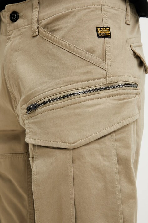 G-Star шорти cargo чоловічі бавовняні з еластаном Rovic zip regular — фото 4