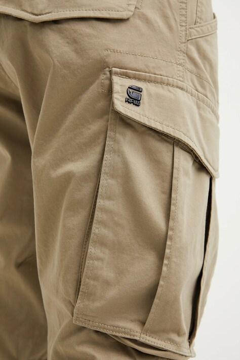 G-Star шорти cargo чоловічі бавовняні з еластаном Rovic zip regular — фото 5