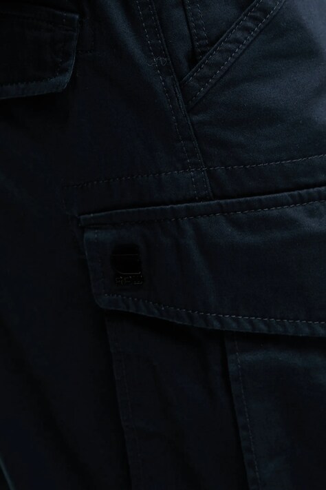 G-Star шорти cargo чоловічі бавовняні з еластаном Rovic zip relaxed 1\2 — SS25-SZM0KG, темно-синій — фото 4