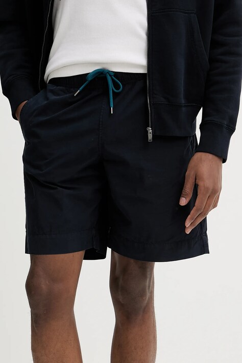 PS Paul Smith pantaloni scurți din bumbac barbati, culoarea bleumarin, M2R.232U.P21477