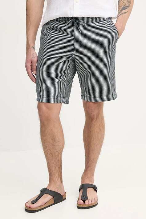 Tommy Hilfiger pantaloni scurți din bumbac bărbați, culoarea albastru marin, MW0MW38851