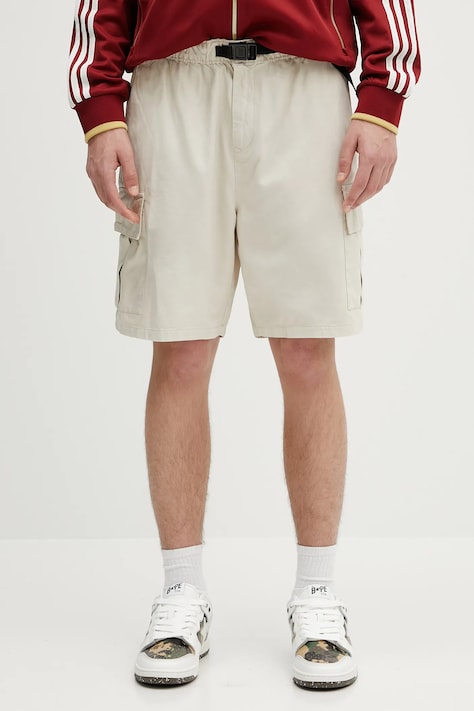 Хлопковые шорты Barbour Barbour Grindle Cargo Relaxed Short цвет бежевый MST0062
