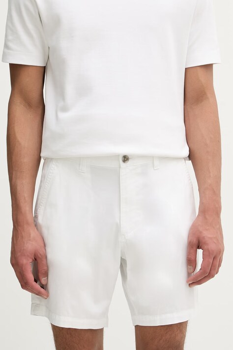 Michael Kors szorty męskie białe regular waist CS5304ZDR2