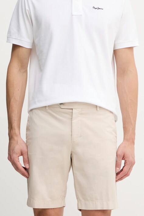 Hackett London pantaloni scurti barbati, culoarea bej, HM801339
