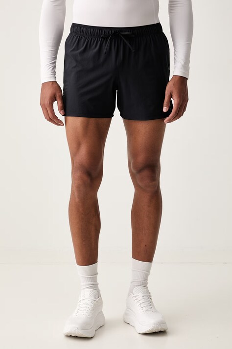 New Balance pantaloni scurți sport pentru bărbați negri regular waist MS41286BK
