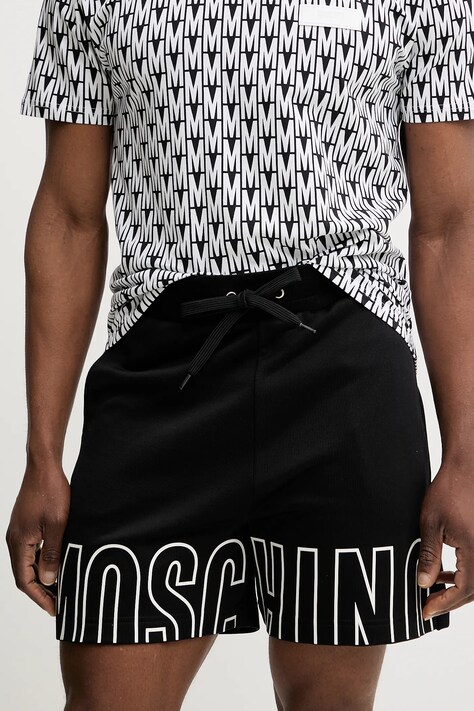 Kraťasy Moschino Underwear pánské, černá barva, 6816.4416