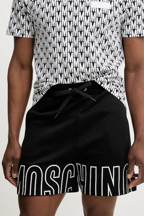 Šortky Moschino Underwear pánske, čierna farba, 6816.4416