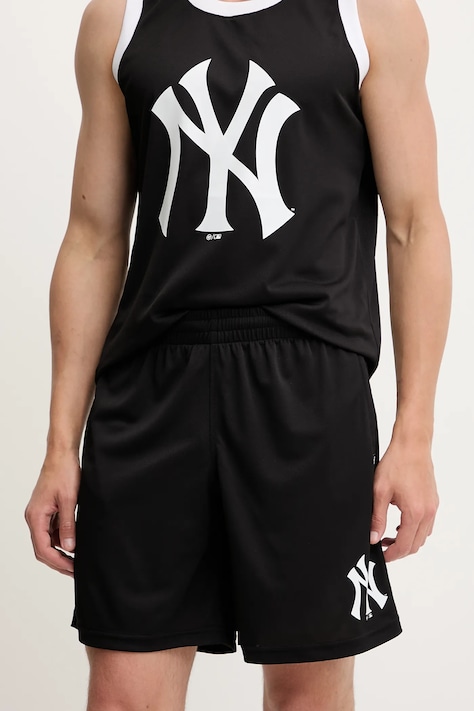 47 brand pantaloni scurți MLB New York Yankees culoarea negru, BB017PMXYEX657794JK