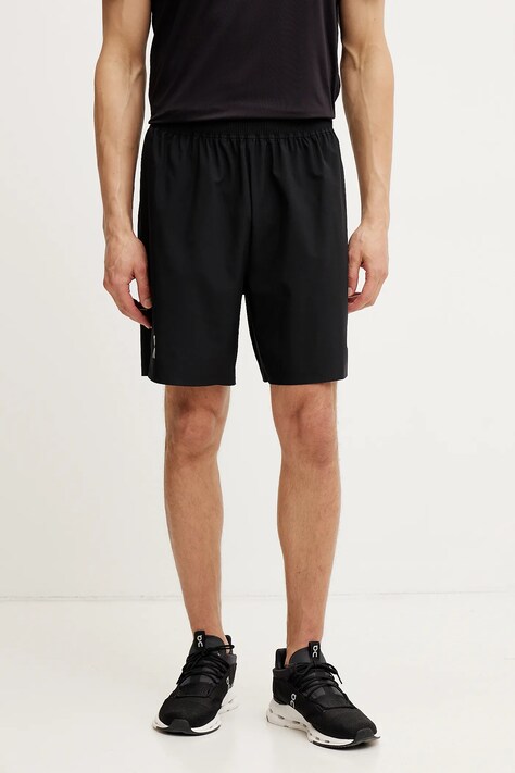 ON running pantaloni scurți de antrenament culoarea negru, 1MF10220553