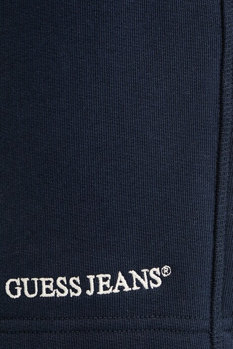 Бавовняні шорти Guess Jeans — SS25-SZM0PC, темно-синій — фото 4