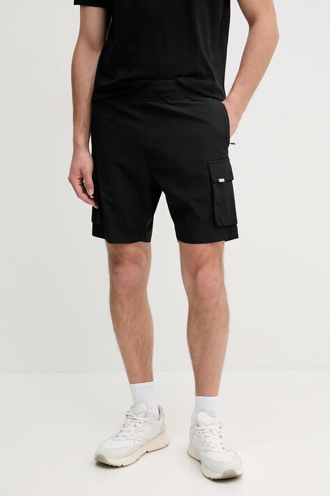 BALR. pantaloni scurți bărbați, culoarea negru, B1433.1021