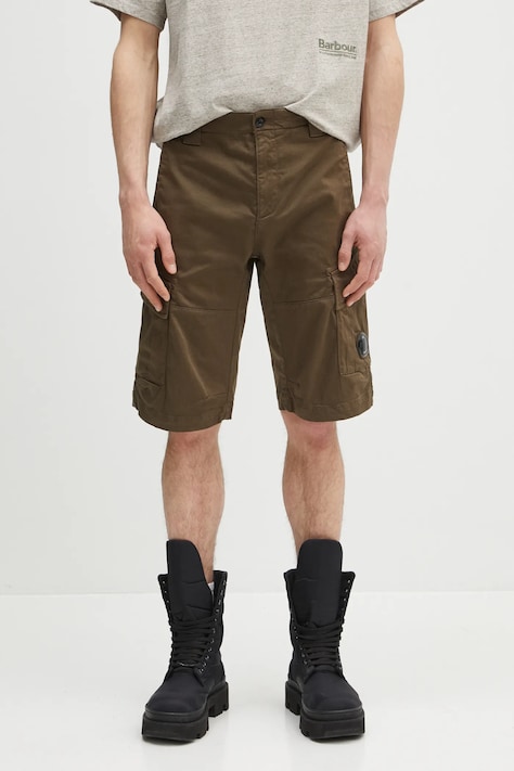 C.P. Company pantaloncini uomo colore verde 18CMBE116A005694G