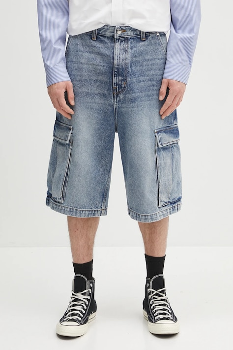 Τζιν σορτς RHUDE Cargo Denim Baggy ανδρικό, χρώμα: μπλε, RHPS25SH05012