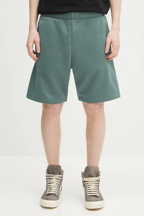 Βαμβακερό σορτσάκι Carhartt WIP Chase Sweat Short ανδρικά, χρώμα: πράσινο, I033669.2N0XX