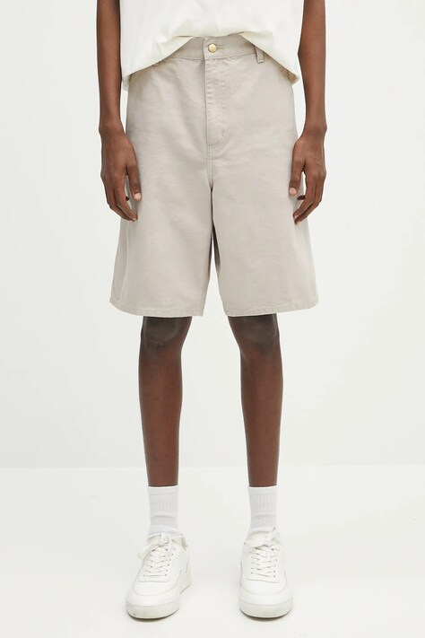 Бавовняні шорти Carhartt WIP Single Knee Short колір бежевий I034797.2OR4O