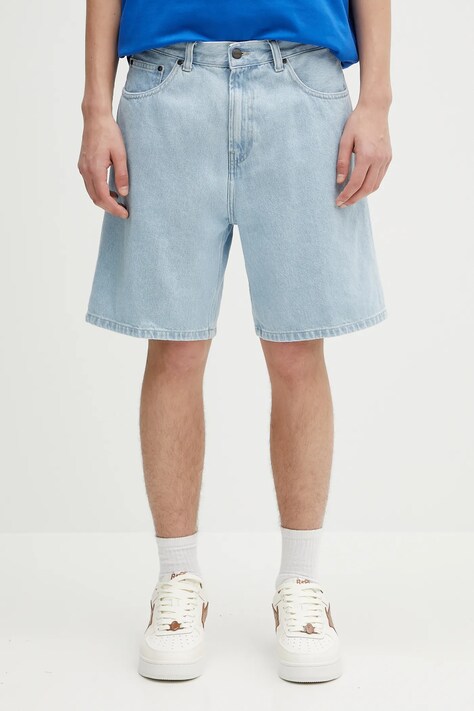 Τζιν σορτς Carhartt WIP Nolan Short ανδρικό, χρώμα: μπλε, I034869.135