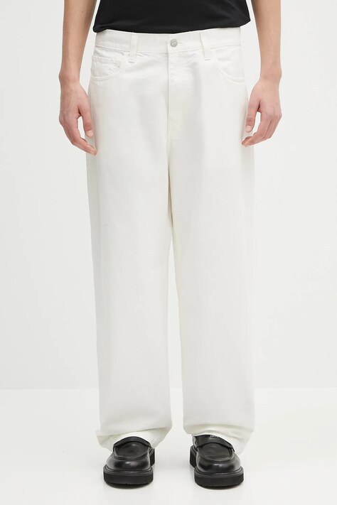 Carhartt WIP cotton trousers Landon Pant white color I034806.35002